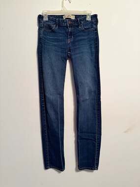 Hollister Skinny Jeans Women's 5R 27x32 Dark Wash